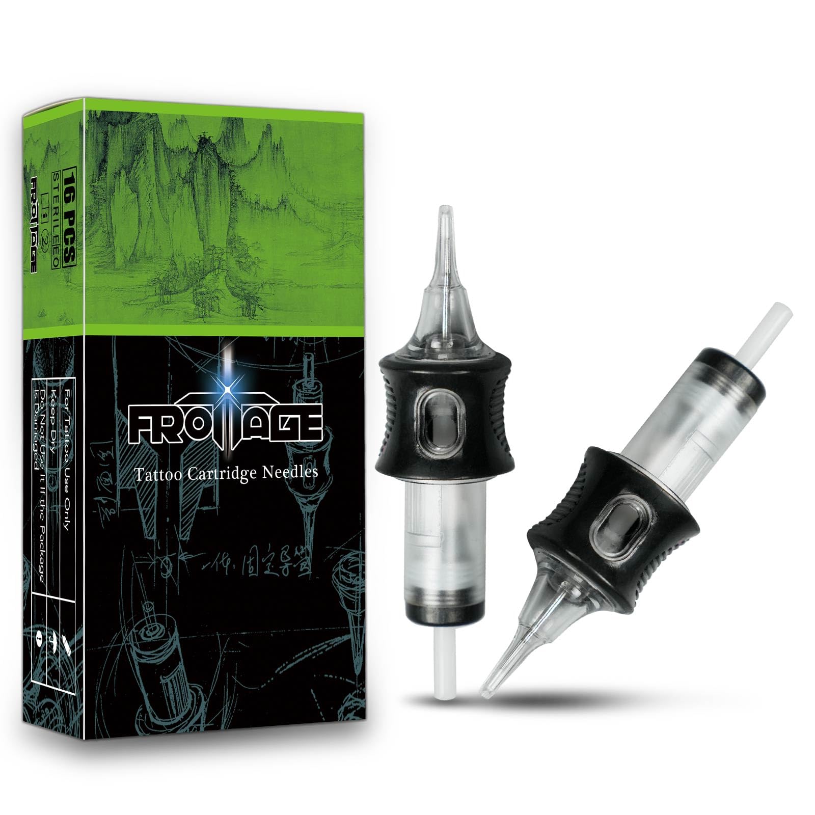 Amazon | FROTTAGE エクストリームタトゥーカートリッジニードル 14RL
